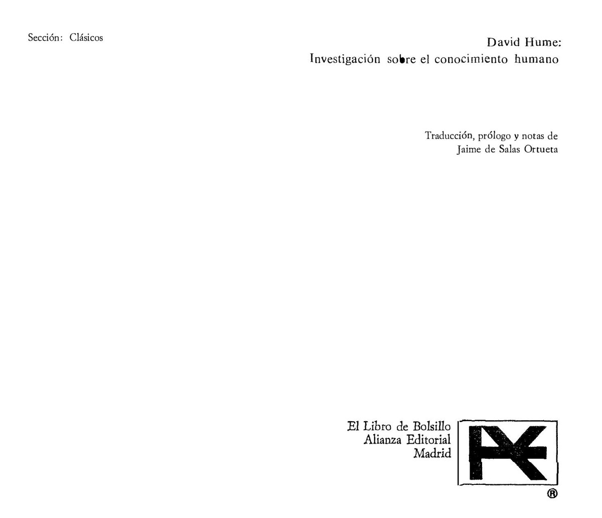 Investigación sobre el conocimiento humano